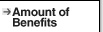 Amount of Benefits