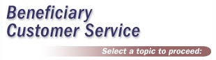 Beneficiary Customer Service