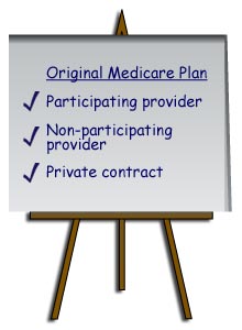 Original Medicare Plan: Participating Provider, Non-Participating Provider, and Private Contract