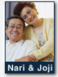 Nari & Joji (husband & wife)